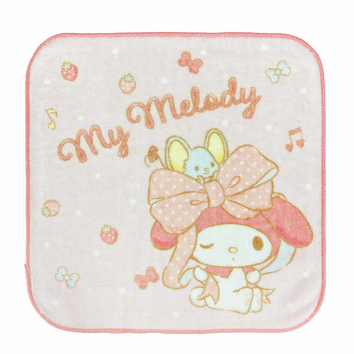 タオルサンリオビッグリボンミニタオル20×20cm