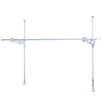 物干し 室内 窓枠物干し 突っ張り式部屋干しポール 物干し竿 1本付