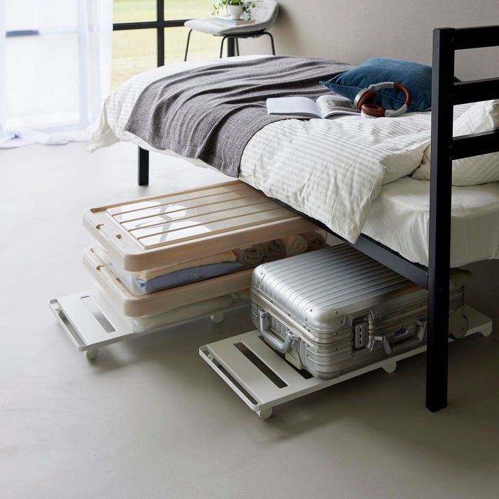 山崎実業tower押入れ収納ロング台車タワー