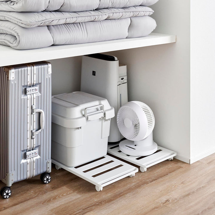 山崎実業tower押入れ収納ロング台車タワー