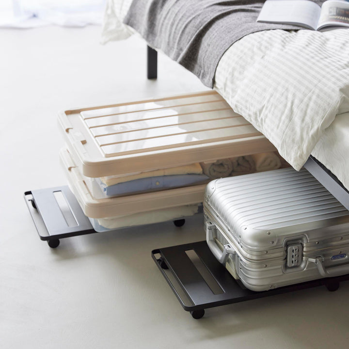 山崎実業tower押入れ収納ロング台車タワー