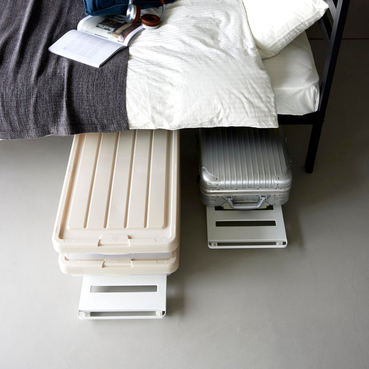 山崎実業tower押入れ収納ロング台車タワー