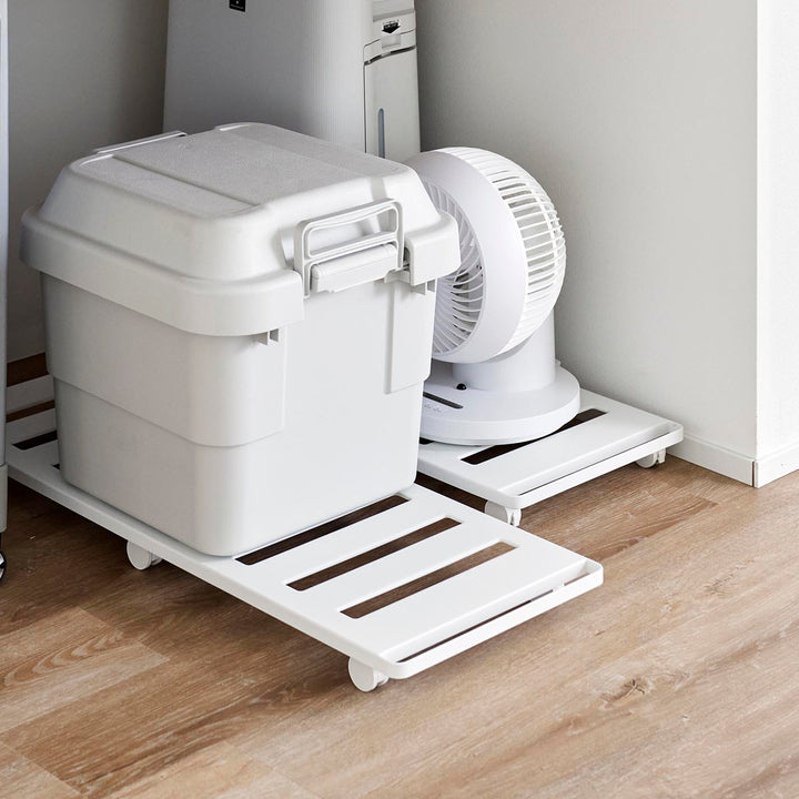 山崎実業tower押入れ収納ロング台車タワー