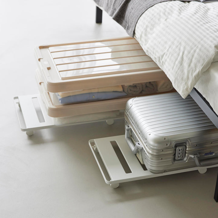 山崎実業tower押入れ収納ロング台車タワー