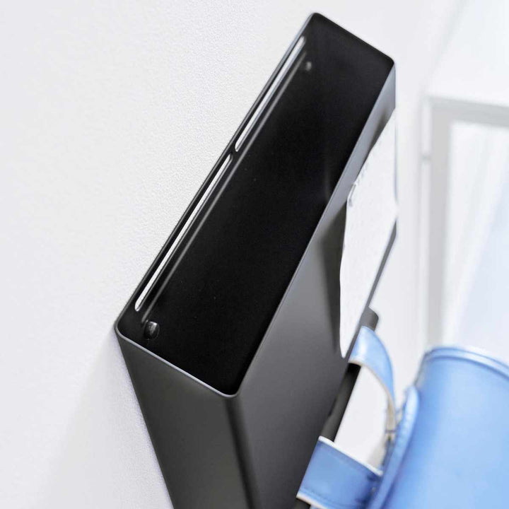 山崎実業towerウォールファイルボックス＆ランドセルハンガータワー石こうボード壁対応