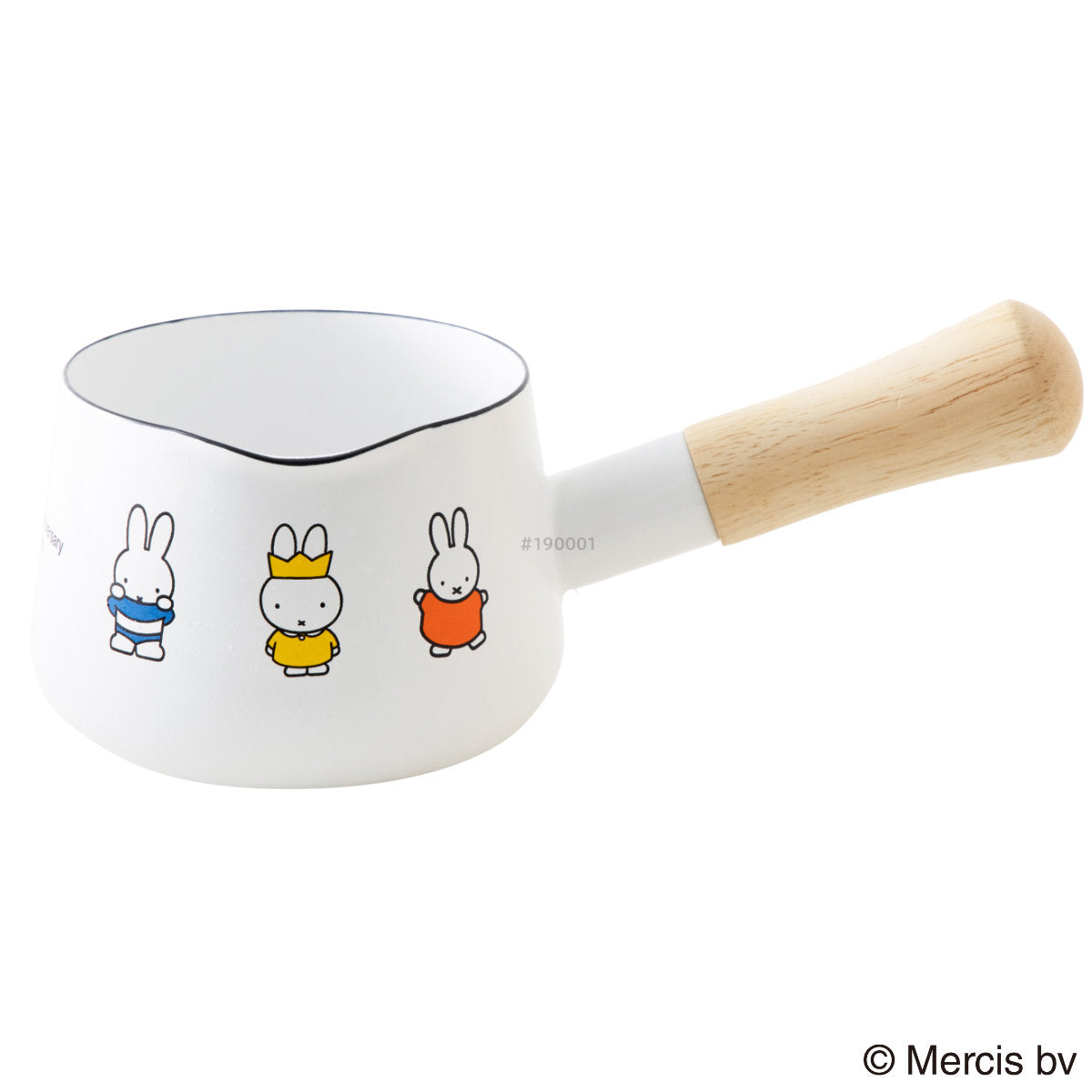 ミルクパン 12cm ガス火専用 ミッフィー70周年 富士ホーロー Honey