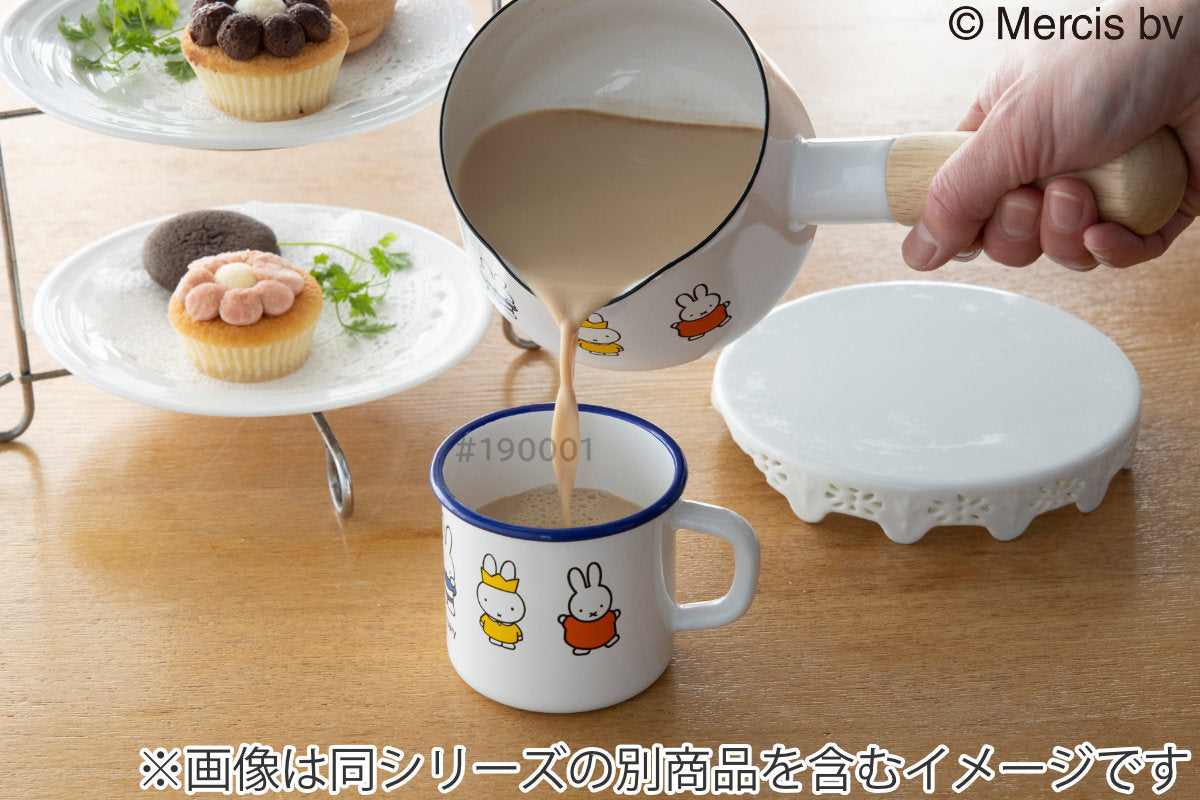 ミルクパン 12cm ガス火専用 ミッフィー70周年 富士ホーロー Honey