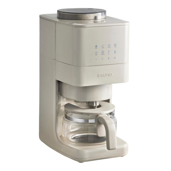 BRUNO全自動コーヒーメーカーコーン式ミル付きコンパクトタイマー機能付き