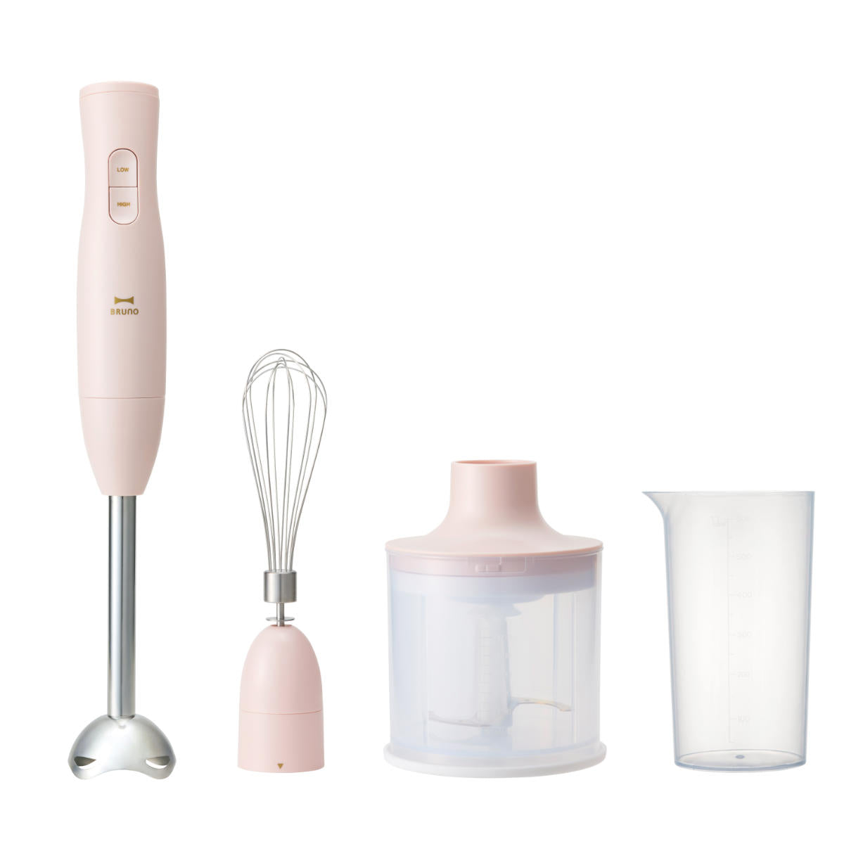 BRUNO マルチスティックブレンダー2 食洗機対応ブレンダーカップ付き
