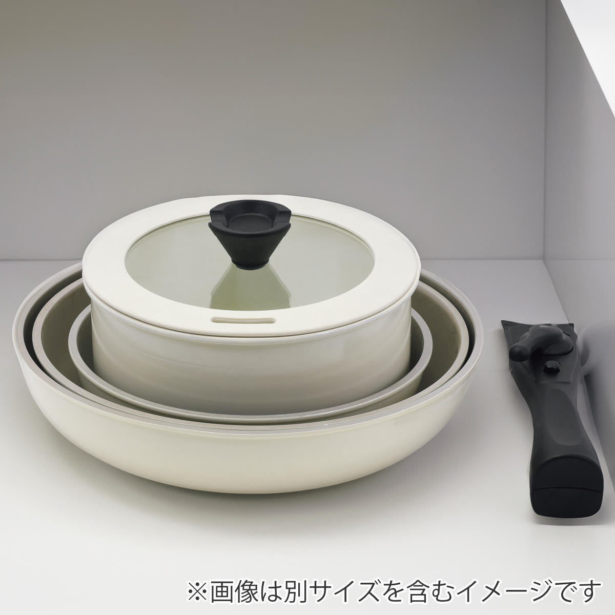 フライパン 鍋 6点セット IH対応 トルティーノ 取っ手が取れるクック