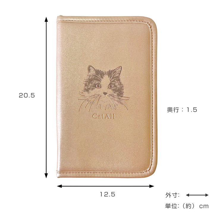 通帳ケースマルチポーチ猫母子手帳推し活