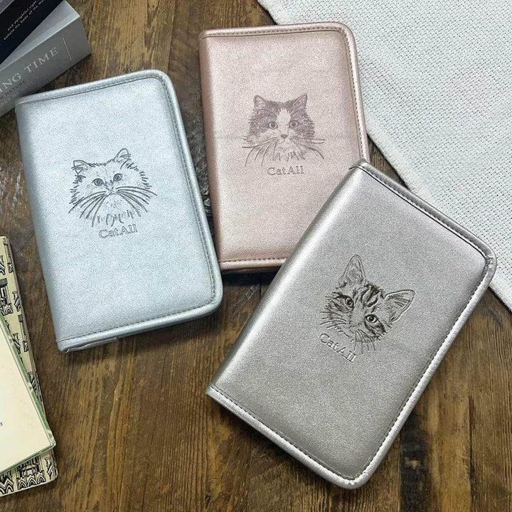 通帳ケースマルチポーチ猫母子手帳推し活
