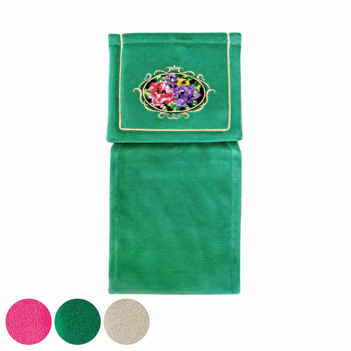 ペーパーホルダーカバーシェニールロゼ