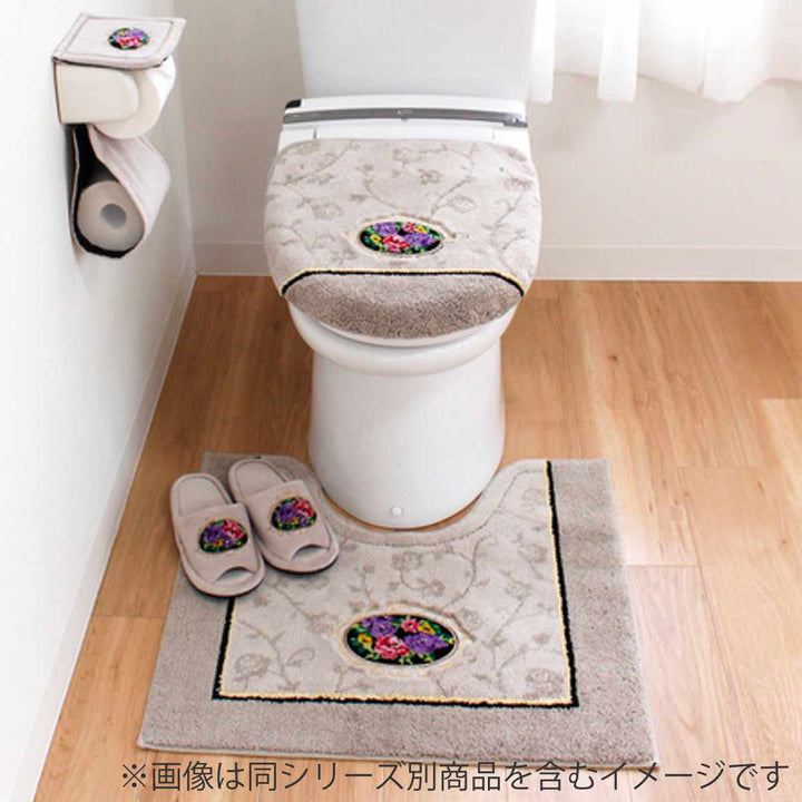 ペーパーホルダーカバーシェニールロゼ