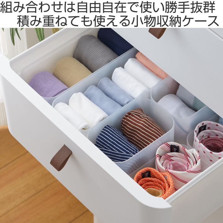 収納ケース2個入りインケースSS小物入れ幅7.5×奥行17×高さ5.5cm