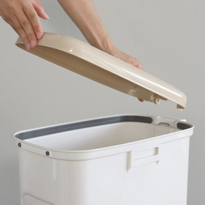 ゴミ箱21.5Lペダルペールサイドポケット付き