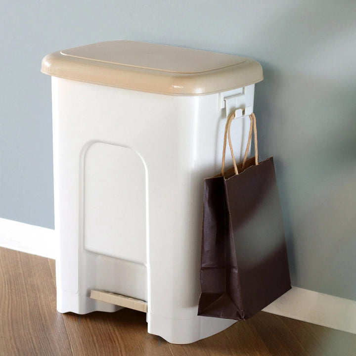 ゴミ箱26.8Lペダルペールサイドポケット付き