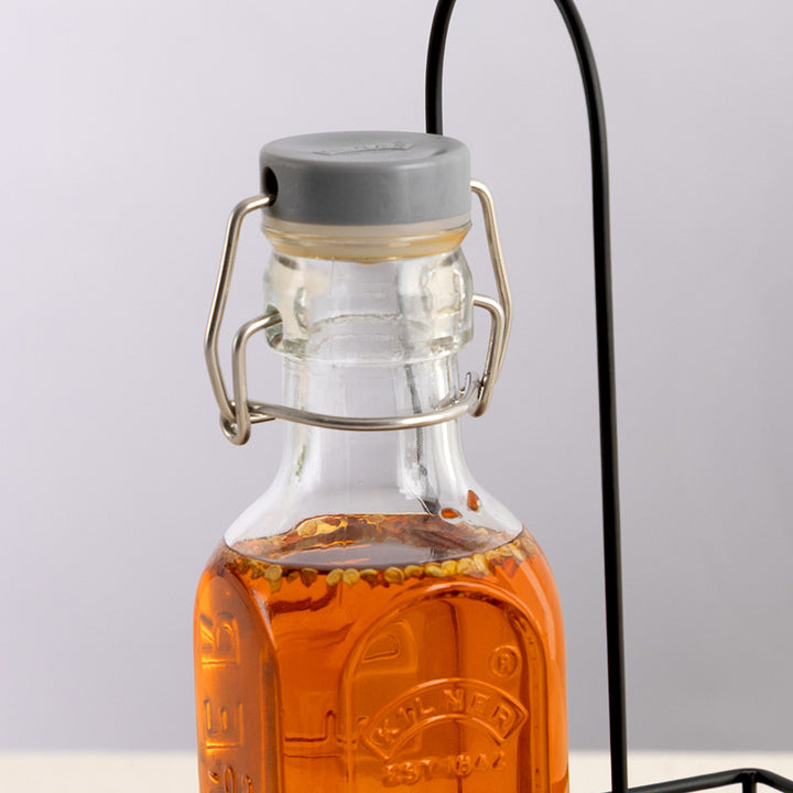 調味料入れKILNER300ml2本セットOilBottles&MetalRack