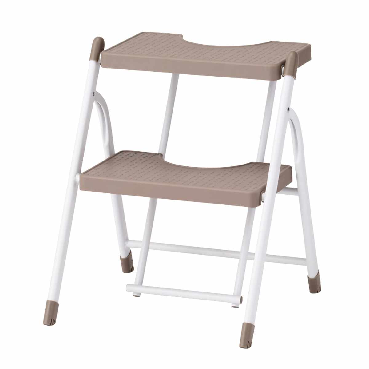 脚立 コンパクト 踏み台 2段 折りたたみ ホワイトラテ – ハウジー