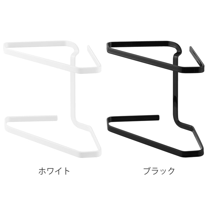 山崎実業tower水切りネットが付けられる三角コーナータワー