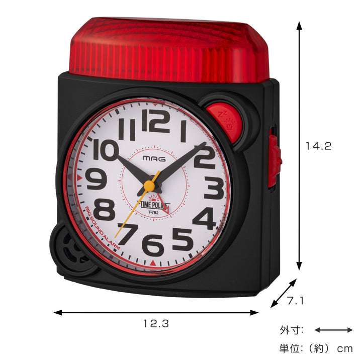 目覚まし時計タイムポリスMAG大音量置き時計ノア精密