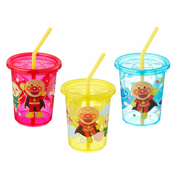コップアンパンマンストローカップ3個入AタイプBタイプ