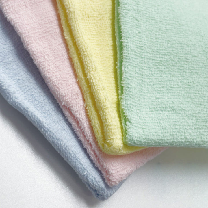 フェイスタオル無地4枚34×80cmホワイト4色