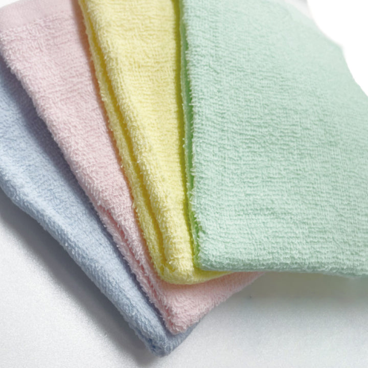 フェイスタオル無地4枚34×80cmホワイト4色