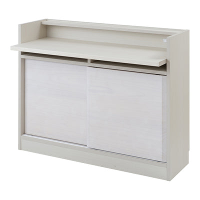 桐 キャビネット 幅107.5cm デスクタイプ 日本製 完成品