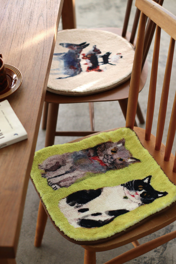 アトリエKOTETSUチェアパッドブレーメンネコ