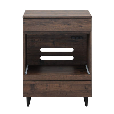 キッチンカウンター 幅60cm レンジ台 スライド棚 2口コンセント Arizona