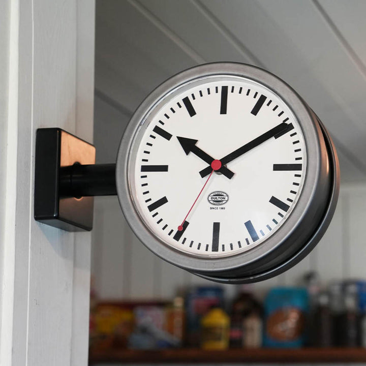 ダルトン両面時計壁掛け時計ダブルフェイスウォールクロックDoublefaceclock
