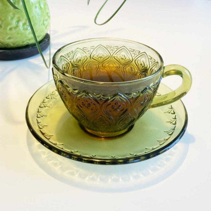 カップ＆ソーサーGLASSCUP＆SAUCERFIORE