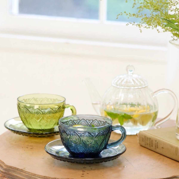 カップ＆ソーサーGLASSCUP＆SAUCERFIORE