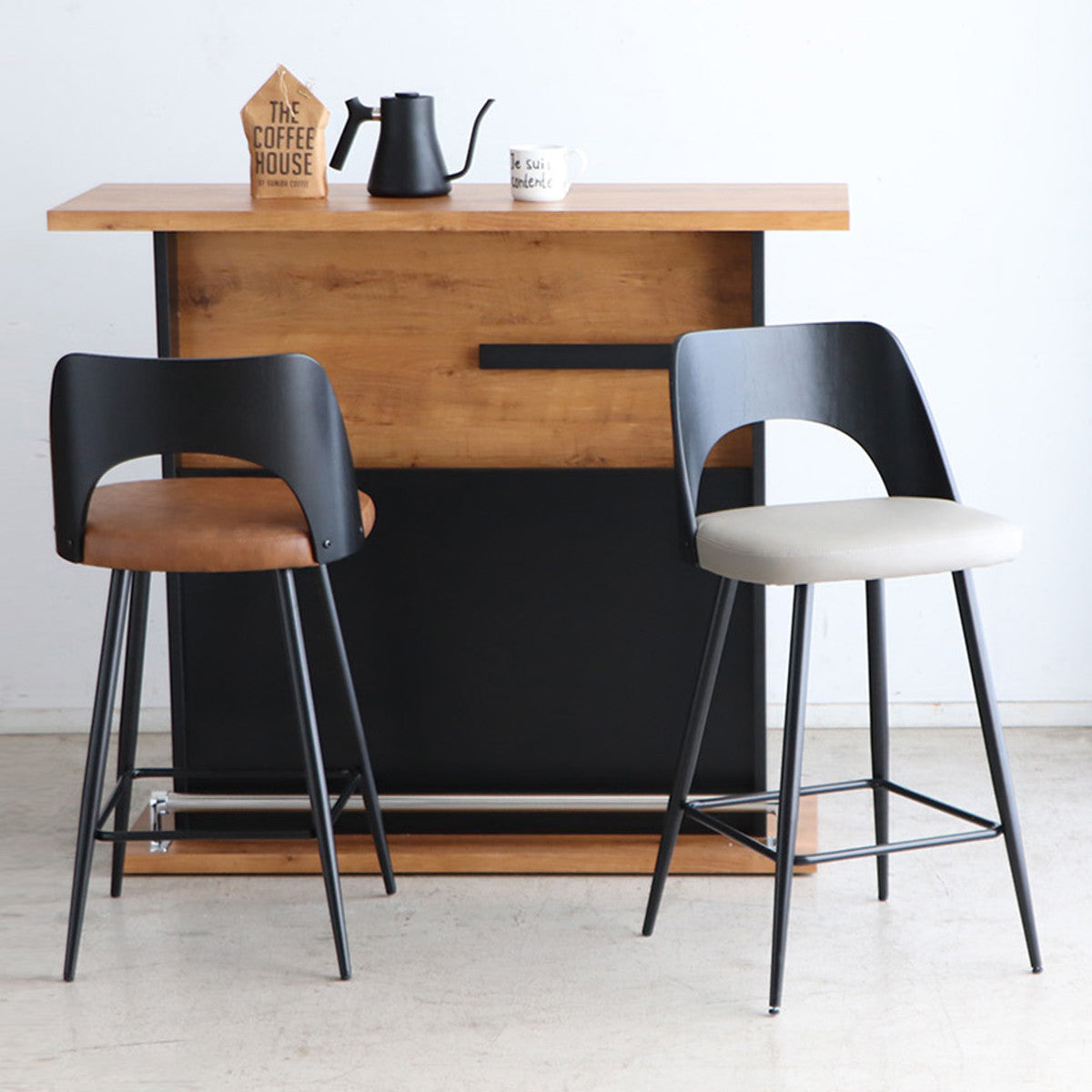 カウンターチェア 座面高65cm バーチェア ベクター – ハウジー