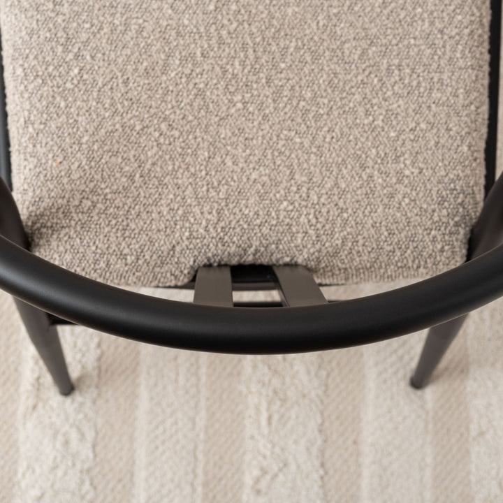 ダイニングチェア座面高45cmハーフアーム