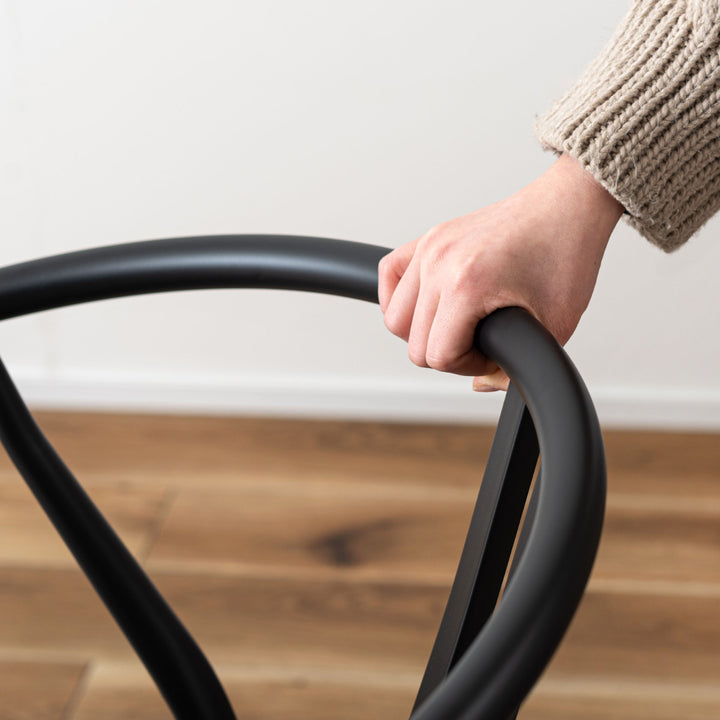 ダイニングチェア座面高45cmハーフアーム