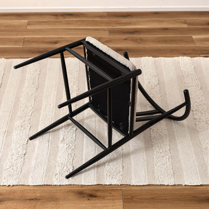 ダイニングチェア座面高45cmハーフアーム