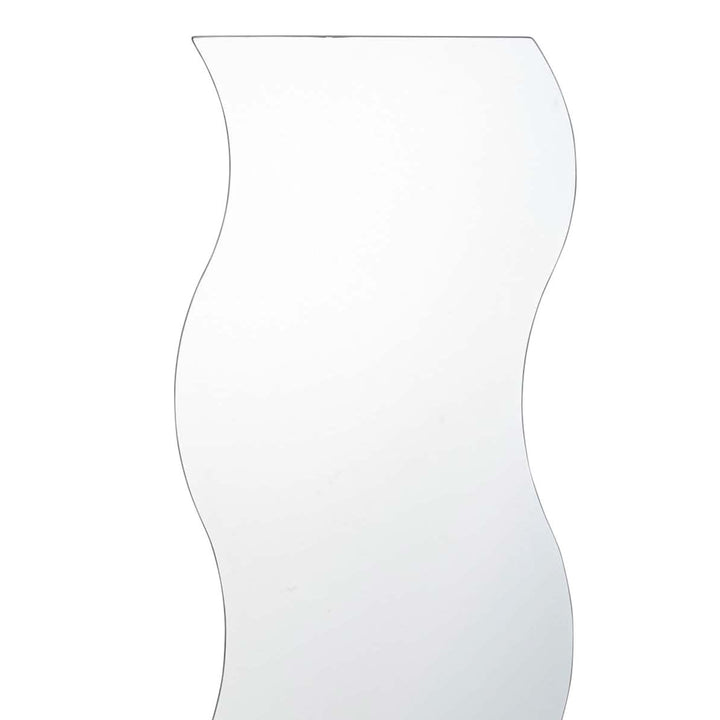 ウォールミラー幅27×高さ120cm波打ちデザイン