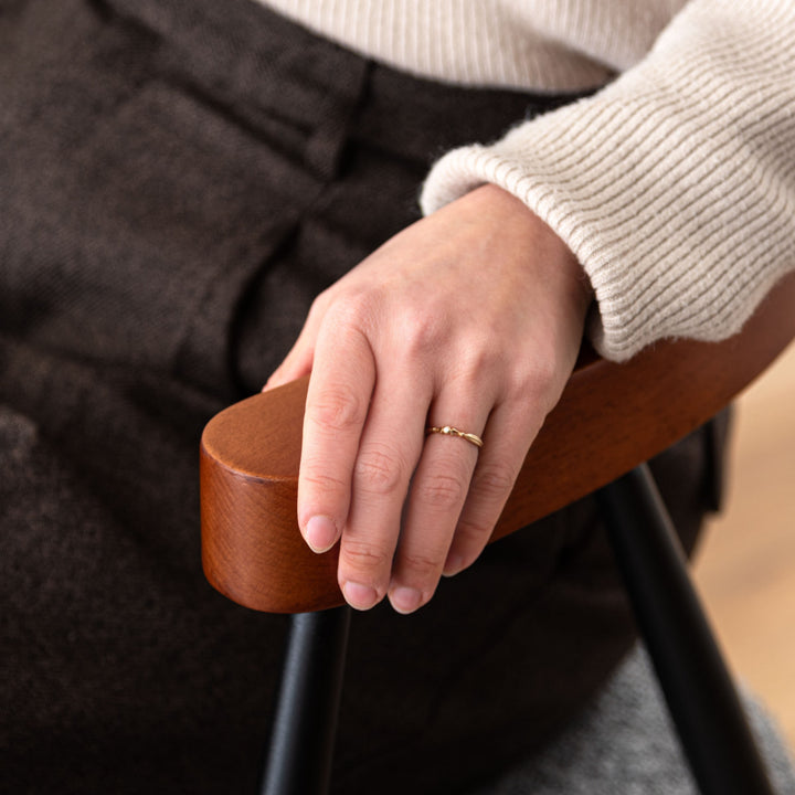 ダイニングチェア座面高44cmスチール脚