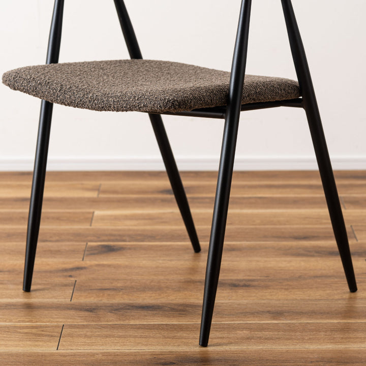 ダイニングチェア座面高44cmスチール脚