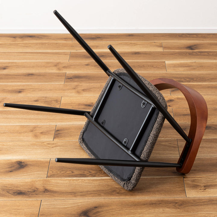 ダイニングチェア座面高44cmスチール脚