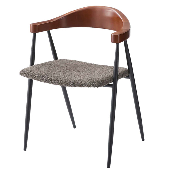 ダイニングチェア座面高44cmスチール脚