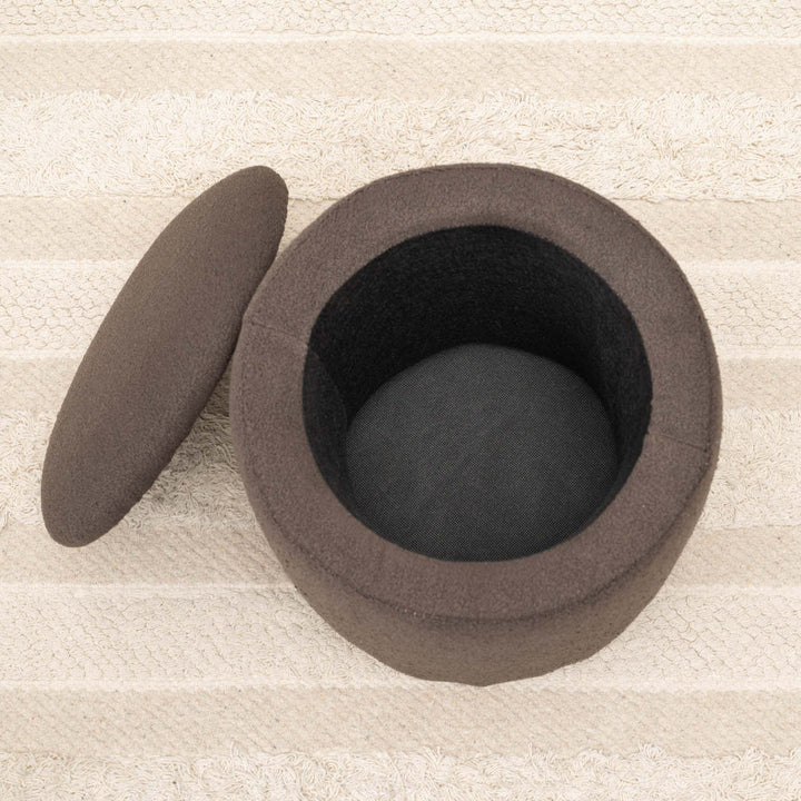 スツール円型高さ32cm収納付