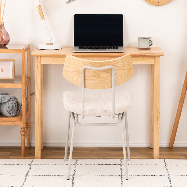 ダイニングチェア座面高47cmスチール脚