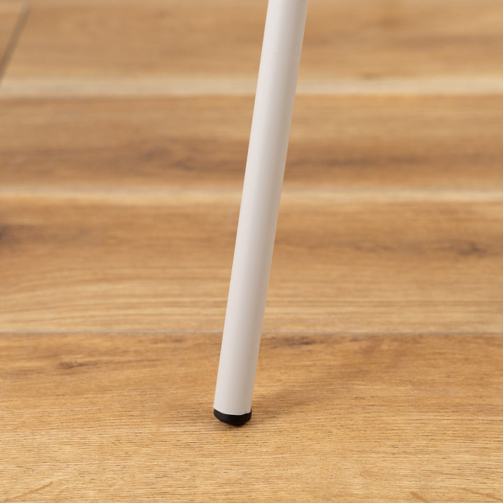 ダイニングチェア座面高47cmスチール脚