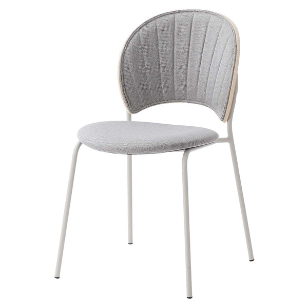 ダイニングチェア座面高45cmくすみカラーファブリック座面