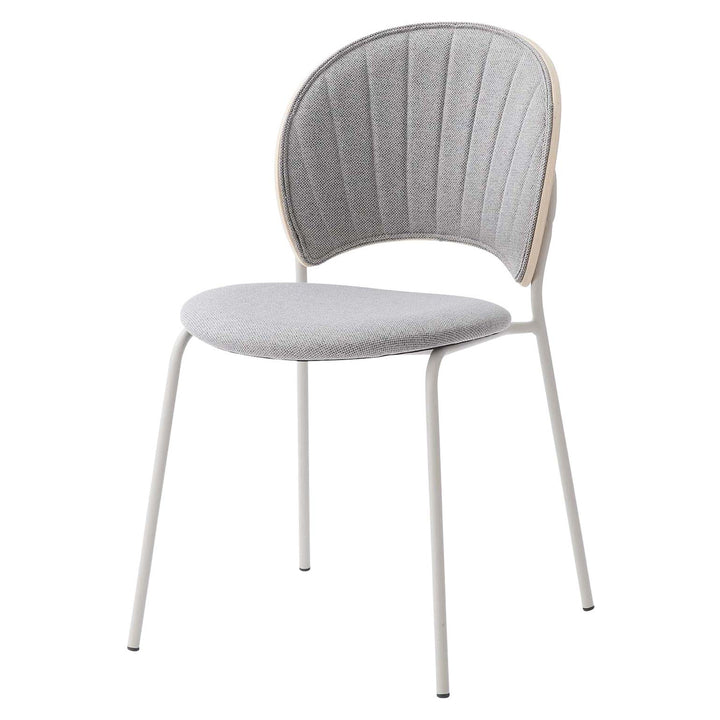 ダイニングチェア座面高45cmくすみカラーファブリック座面