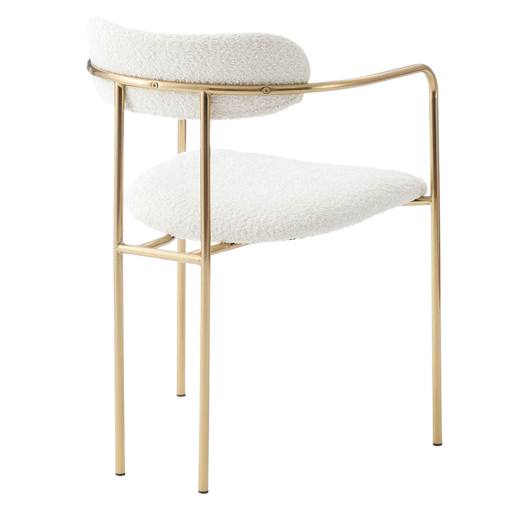 ダイニングチェア座面高46cmアームチェアアンティークゴールド