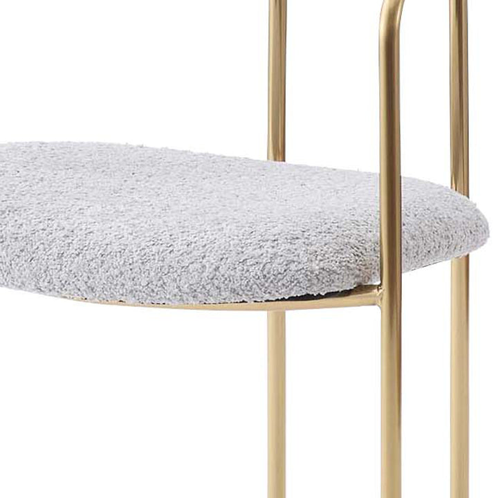 ダイニングチェア座面高46cmアームチェアアンティークゴールド